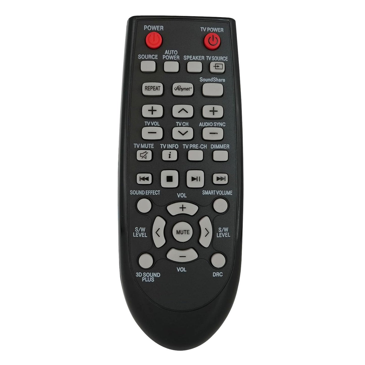 Replacement Remote Control Compatible for Samsung HW-FM35 AH5902547B HW-FM45/ZA HW-FM55C HW-D450 HW-H550/ZA HW-H551 HW-H570/ZA HW-H600/ZA Home Theater
