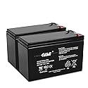 Casil 12V 8Ah Replacement Battery Compatible with APC Back-UPS ES BE550G 2 Pack (I)