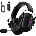 RYR Wireless Gaming Headset for Xbox Series X|S, Xbox One, PC, PS4/5, Mac, Switch, Mobile, 3D Surround Sound, Bluetooth 5.3, 60H Battery, Gaming