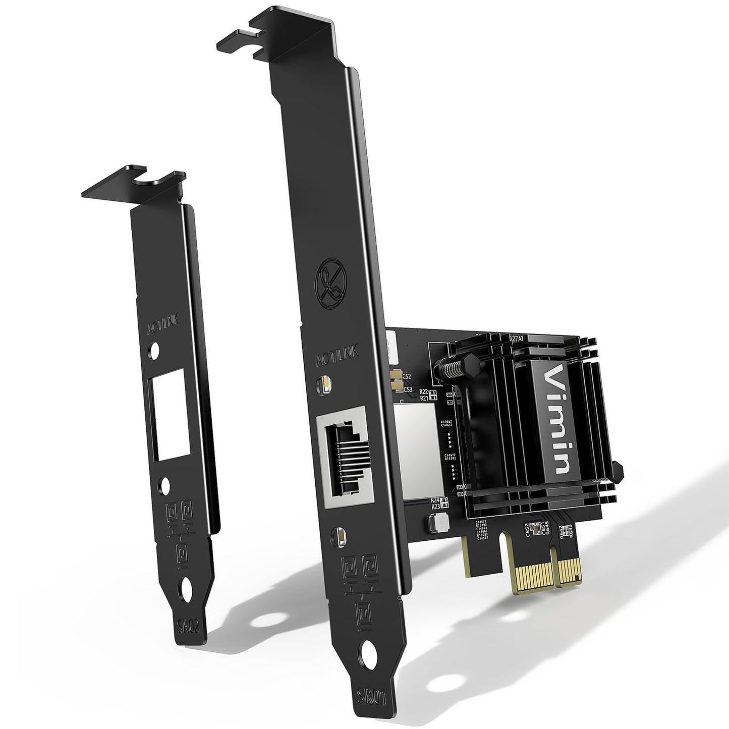 VIMIN 10G PCIe 4.0 x1 Network Card with Realtek RTL8127AT