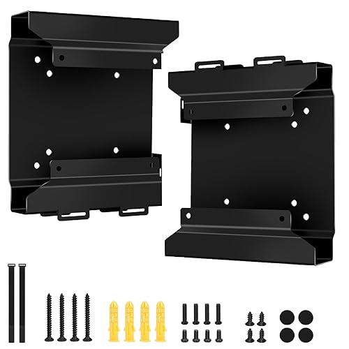 2 Pack Mini PC VESA Mount Compatible with HP Desktop Mini, Wall VESA and Under Desk Mount for HP Pro Mini 260 400,for HP ProDesk 400 405 600,for HP