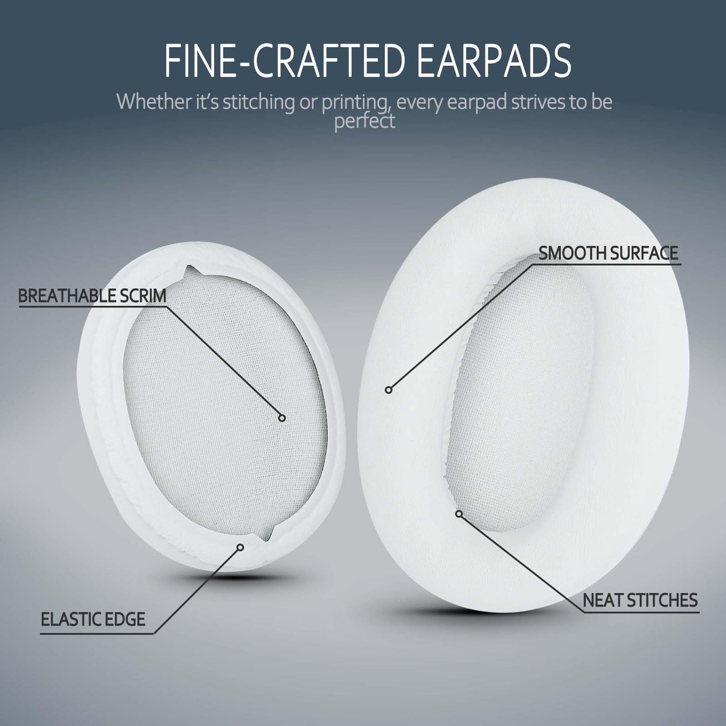 Krone Kalpasmos Replacement Earpads for Sony WH-CH720N Headphones, Sony Ear Cushion Compatible with Sony WH CH720N, Sony WH-CH720N(CH720N) Ear Pads