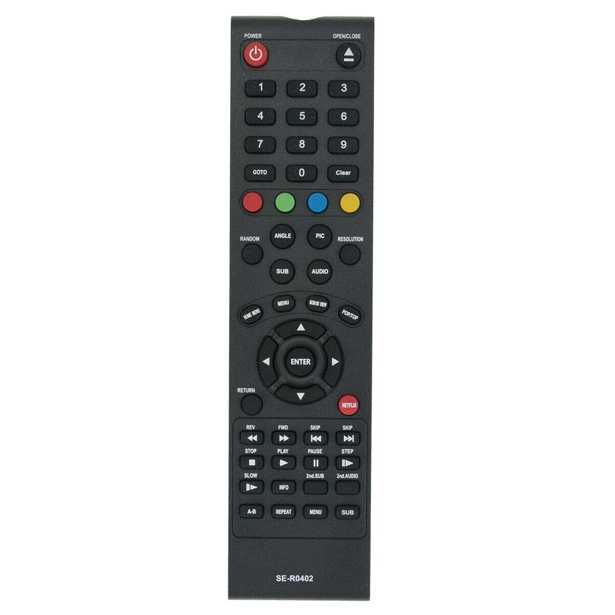 New SE-R0402 Replace Remote Control for Toshiba Blu-ray BDX4200 BDX4150KU BDK21 BDX2200 BDX2150