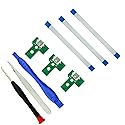 CTHTBZ 3PCS JDS-030 Assembly Replacement Charging Port for PS4 Controller,Connector Module Charger Socket Board for PlayStation PS4 Controller,With