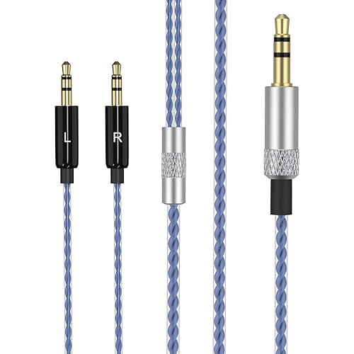 Gneinour Sol Republic Cable Compatible with Sol Republic Master Tracks HD, HD2, Sol Republic V8, V10, V12, X3 Headphone for iPhone, Android Phone…