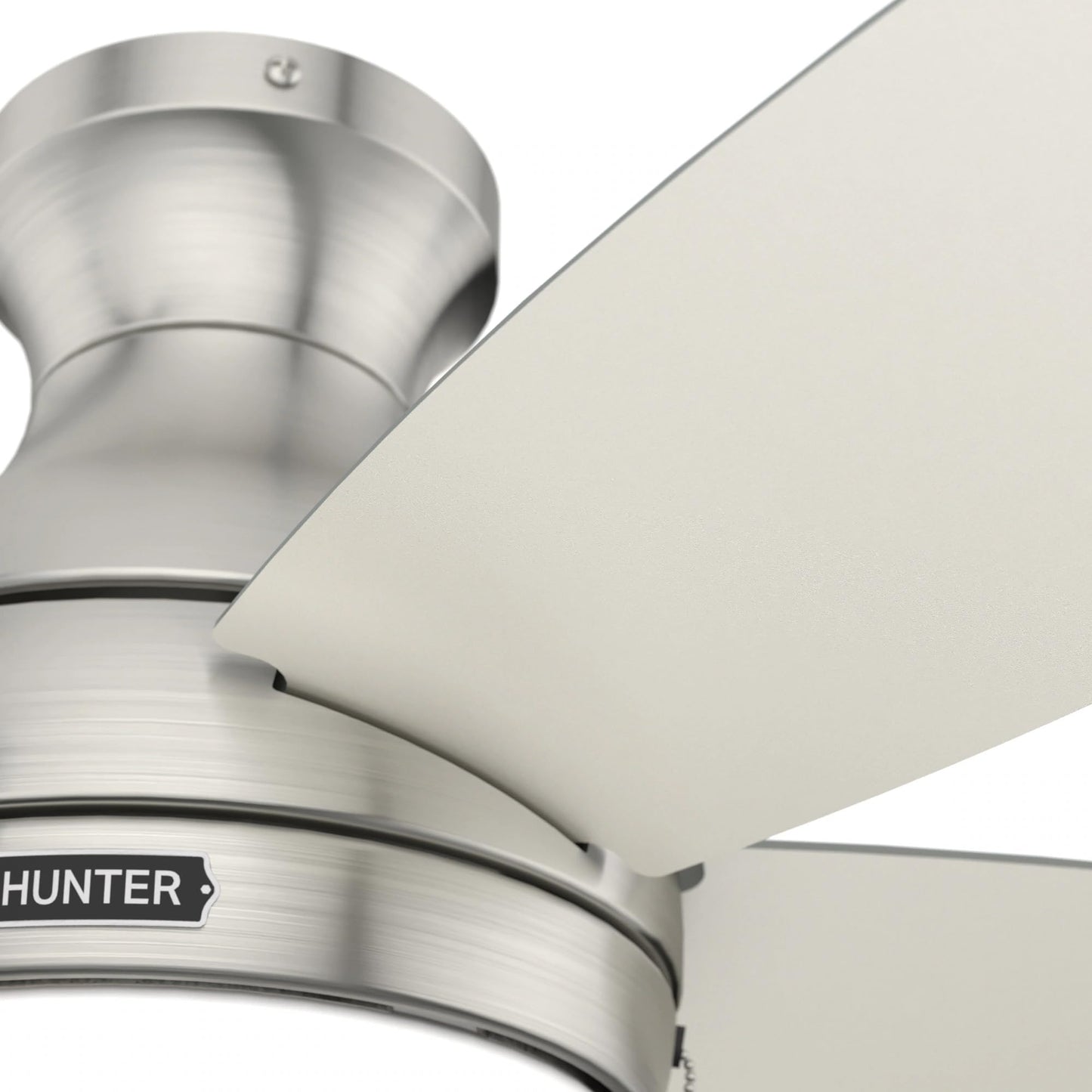 Hunter Fan 44 inch Low Profile Indoor Ceiling Fan with Lights and Pull Chain for Bedroom, Living Room/Family Room, Dining Room, Kitchen, Office