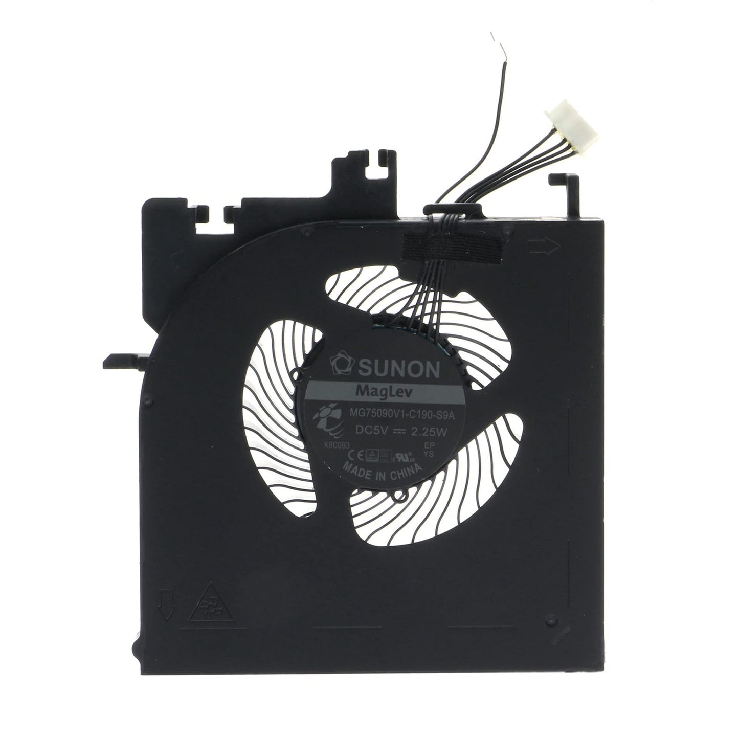 Replacement CPU+GPU Cooling Fan for Lenovo Thinkpad P52 01HY786 01HY785 MG75090V1-C190-S9A MG75090V1-C181-S9A