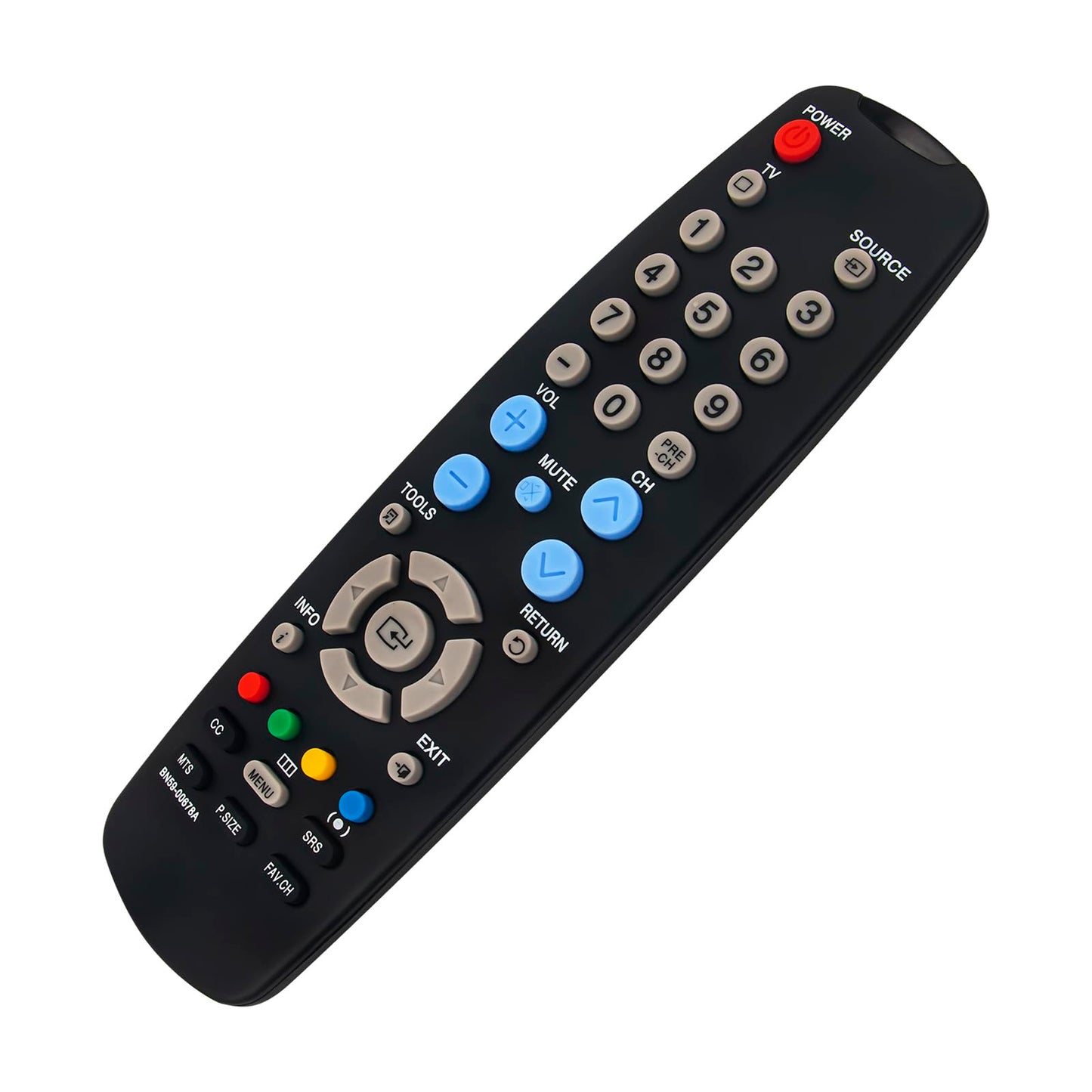 New BN59-00678A Replace Remote fit for Samsung TV PN42A410C1D HL61A510J1F LN19A330J1H HL67A510J1F PN42A410C1D HL61A510J1F LN19A330J1H HL67A510J1F