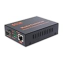 6COMGIGA 10G SFP to RJ45 Fiber Media Converter, 1x 1000M/2.5G/5G/10GBase-T Auto-Negotiation RJ45 Slot to 1x 10GBase-X SFP+ Slot,Support