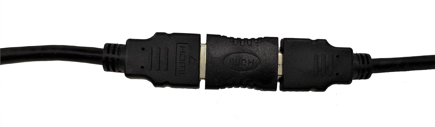 E-LinkMore Hdmi Adapter Female to Female Extension Cable Connector Full HD 4K@60Hz 2PCS