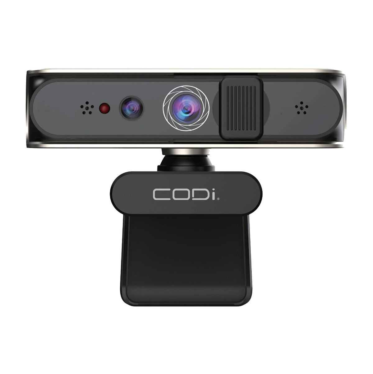CODi Allocco HD 1080P IR Webcam with Windows Hello Facial Recognition, 30FPS USB-A Camera with Built-in Microphone, Auto Low-Light Correction