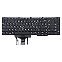 New US Black Backlit English Laptop Keyboard (Without Frame) Replacement for DELL Precision M3520 M7520 M7720 3520 7520 7720 Light Backlight
