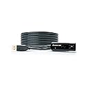 IOGEAR USB 2.0 Booster Extension Cable, 39 Feet, GUE2118 , black
