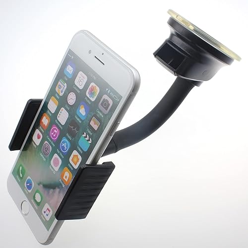 Selna Dash Car Mount for Galaxy A12 A32 A42 A51 A52 A71 A72 5G Phones - Windshield Holder Cradle Swivel Dock Strong Grip X1G Compatible with Samsung