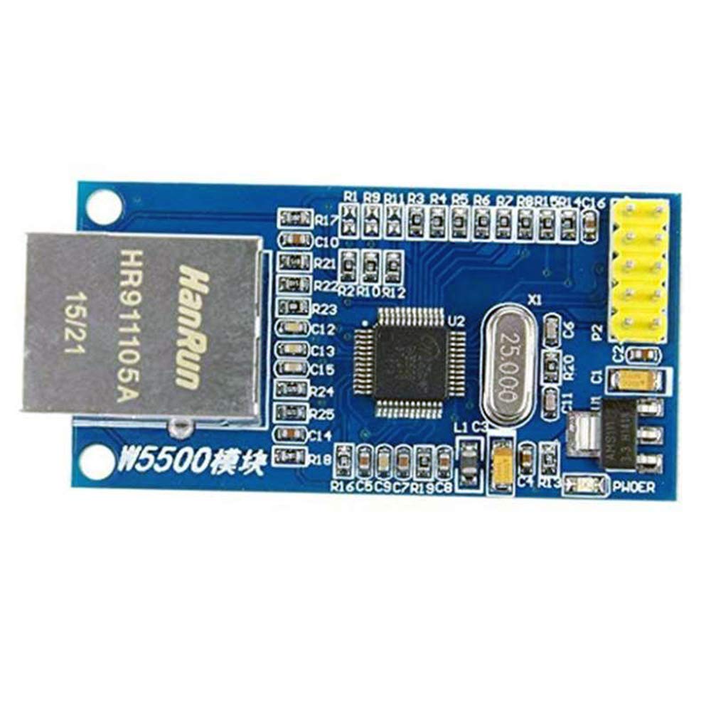 Taidacent Ethernet Network Module W5500 Full Hardware TCP IP Protocol Stack Without Code 51/STM32 Ethernet Microcontroller Transmission Rate