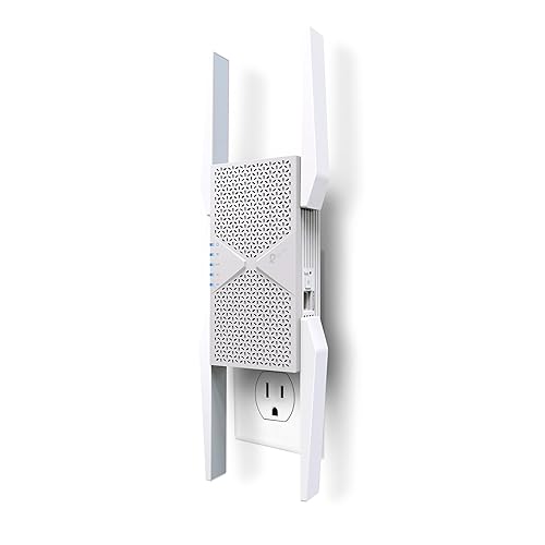 TP-Link BE10000 Wi-Fi 7 Range Extender RE653BE | 10 Gbps Tri-Band Wireless Repeater | 2.5 Gbps Ethernet Port | Internet Signal Booster for Home | Up