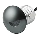 IBLLIGHT LED In-Ground Step Light- Half Moon Anti-Glare, 3W 12V-24V DC, Recessed Wall Lights, IP67 Waterproof, Buried Underground Outdoor Landscape
