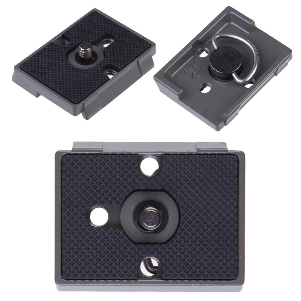 2 Pack SLR Camera Tripod Head 200PL-14 Quick Loading Release Plate for Manfrotto Photography Accessories (200PL-C)