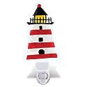 CoTa Global Lighthouse Plug in Glass Night Light Energy Efficient Nightlight Wall Decorative Manual On & Off Switch Incandescent Portable Lights