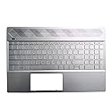 Laptop Replacement Keyboard Compatible for HP Pavilion 15-CW 15-CS 15-CS0025CL 15-CS1053OD TPN-Q208 TPN-Q210 L24752-001 L24753-001 Silver US Layout