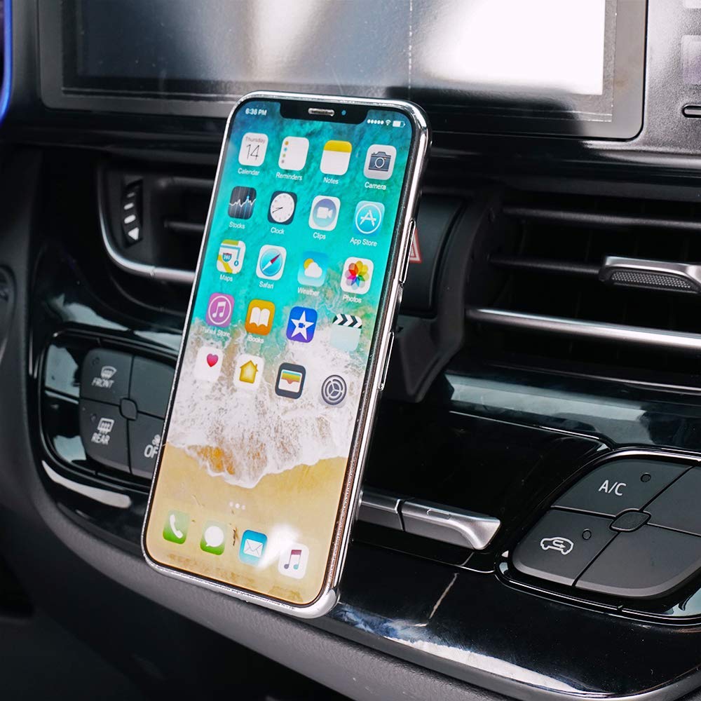 BeHave Autos Magnetic Phone Holder Fit for Toyota CHR 2017 2018 2019 2020 2021 Air Vent Phone Mount Adjustable, Car Phone Cradle Fit for iPhone