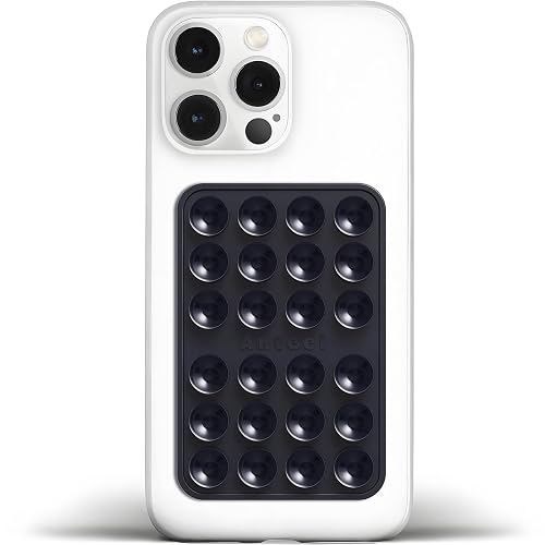 JingJinYY Medium-Sized Silicone Suction Phone Case Adhesive Mount, Enhanced Suction Power and Upgraded Thickened Sticky Phone Grip, Durable