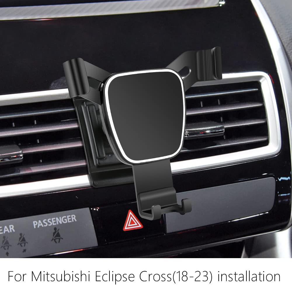 LUNQIN Car Phone Holder for Mitsubishi Eclipse Cross 2018-2026 EC Auto Accessories Navigation Bracket Interior Decoration Mobile Cell Phone Mount