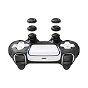 JEMDO Thumb Grips for PS5/PS4/Switch Pro Controllers, Silicone Joystick Caps with Anti-Slip Design, 3 Heights (High/Mid/Low) Button Caps, Gaming