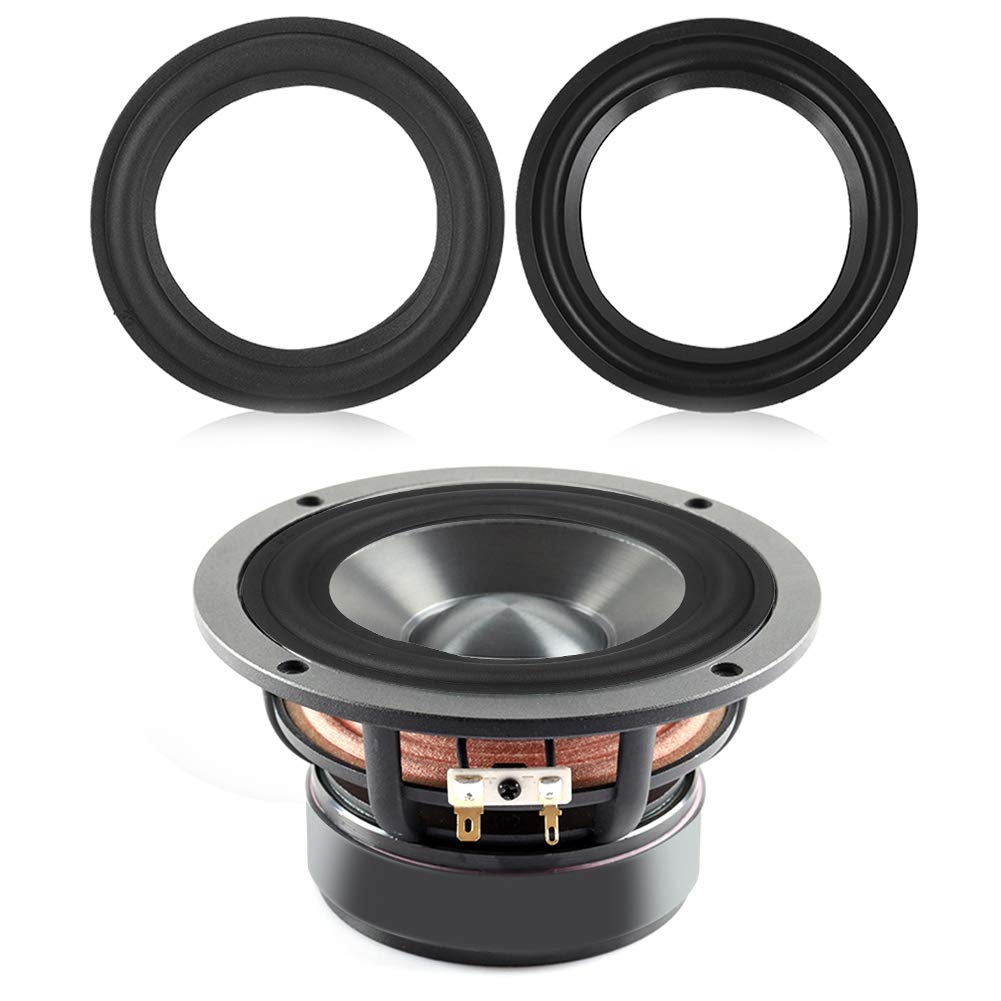 Speaker Surround Foam, Replacement Subwoofer Rubber Rim Circle Side Woofer Repair Part(5-inch)