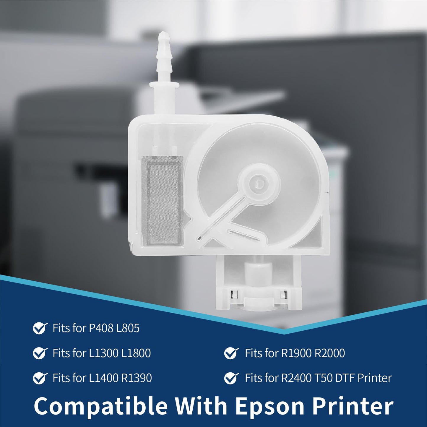 AMOILS 6pcs Printer Ink Damper for Epson, Compatible with 4880c 9800 7880c 7800 4800, Dx5 XP600 TX800 4720 186000 158000 160010 187000