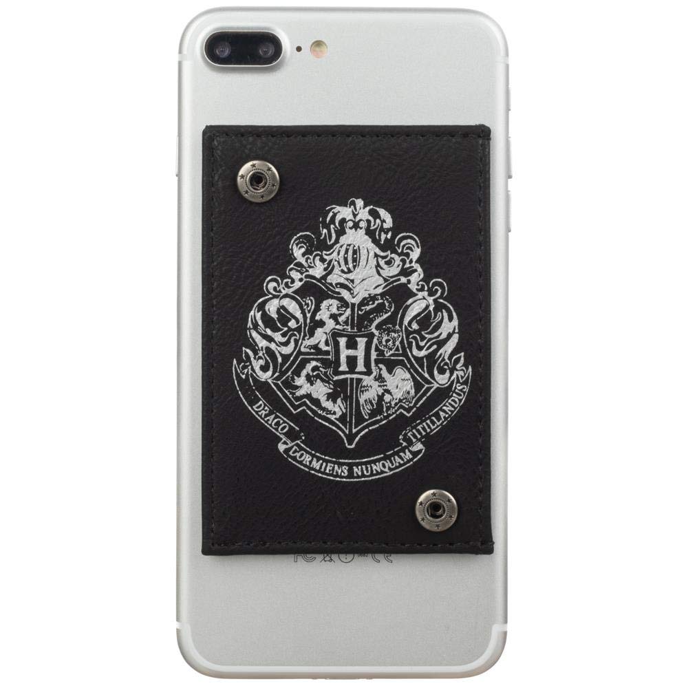 Bioworld Removable Stick On Hogwarts Crest Phone Wallet Harry Potter