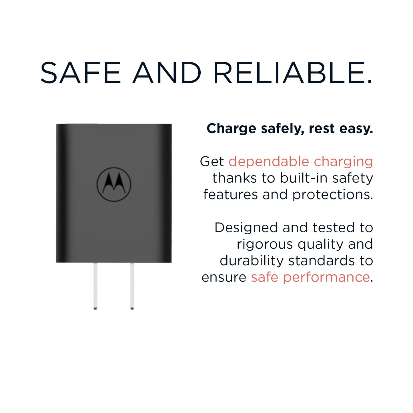 Motorola TurboPower Bundle: 20W Wall Charger & 18W Car Charger with two 1m USB-A to USB-C cables for Moto G100, G Power (2022/2023 5G), G Stylus