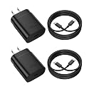 Type C Charger Fast Charging for Samsung 25W Fast Charger, 2-Pack PD/PPS USB C Fast Wall Charger Block with 6FT Type C to Type C Cable for Samsung