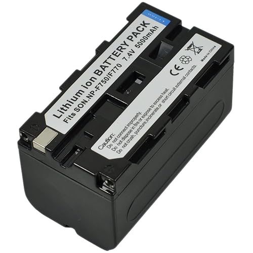 BTBAI NP-F750 Camcorder Battery for NPF750 NP-F970 NP-F330 NP-F530 NP-F550 NP-F570 NP-F770 NP-F930 NP-F930/B NP-F950 NP-F950/B NP-F960 NP-F970/B