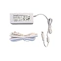 11ft Power Supply for Snoo Smart Sleeper Bassinet (All Models) - 12V 4A Charger Adapter, Compatible with Happiest Baby Snoo S1000, White Plug