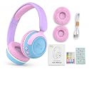 myFirst CareBuds Max Kids Headphones, Wireless & Wired Bluetooth Headphones for Kids with Mic, 85/94dB Volume Limit, 52H Playtime, Fast Charge, Dual
