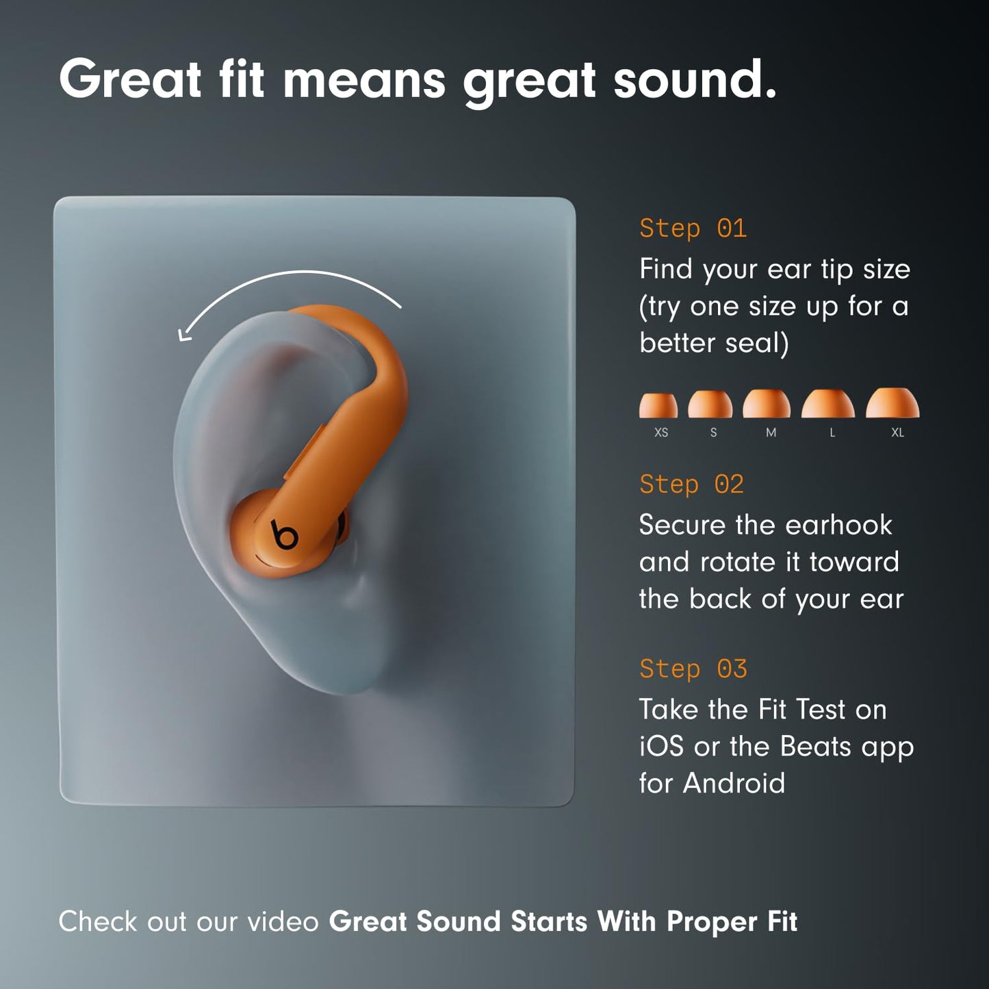 Beats PowerBeats Pro 2 Wireless Bluetooth Headphones - Noise Cancellation, Heart Rate Monitor, IPX4, Up to 45 Hours of Battery Life and Charging Case