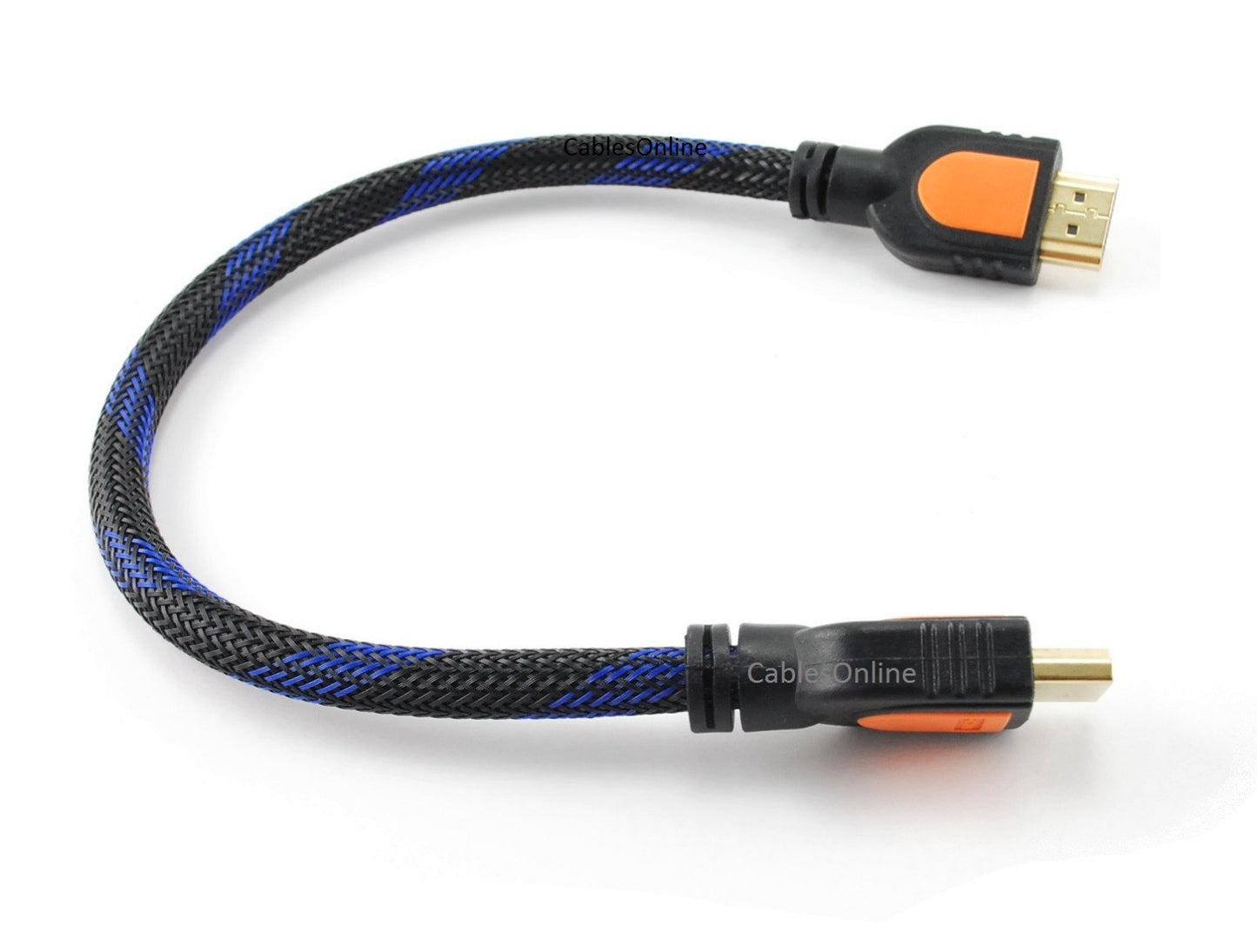 CablesOnline 1-Foot HDMI 1.4 M/M Braided Net Jacket Video/Audio Cable w/Ethernet, (H4-2601N)