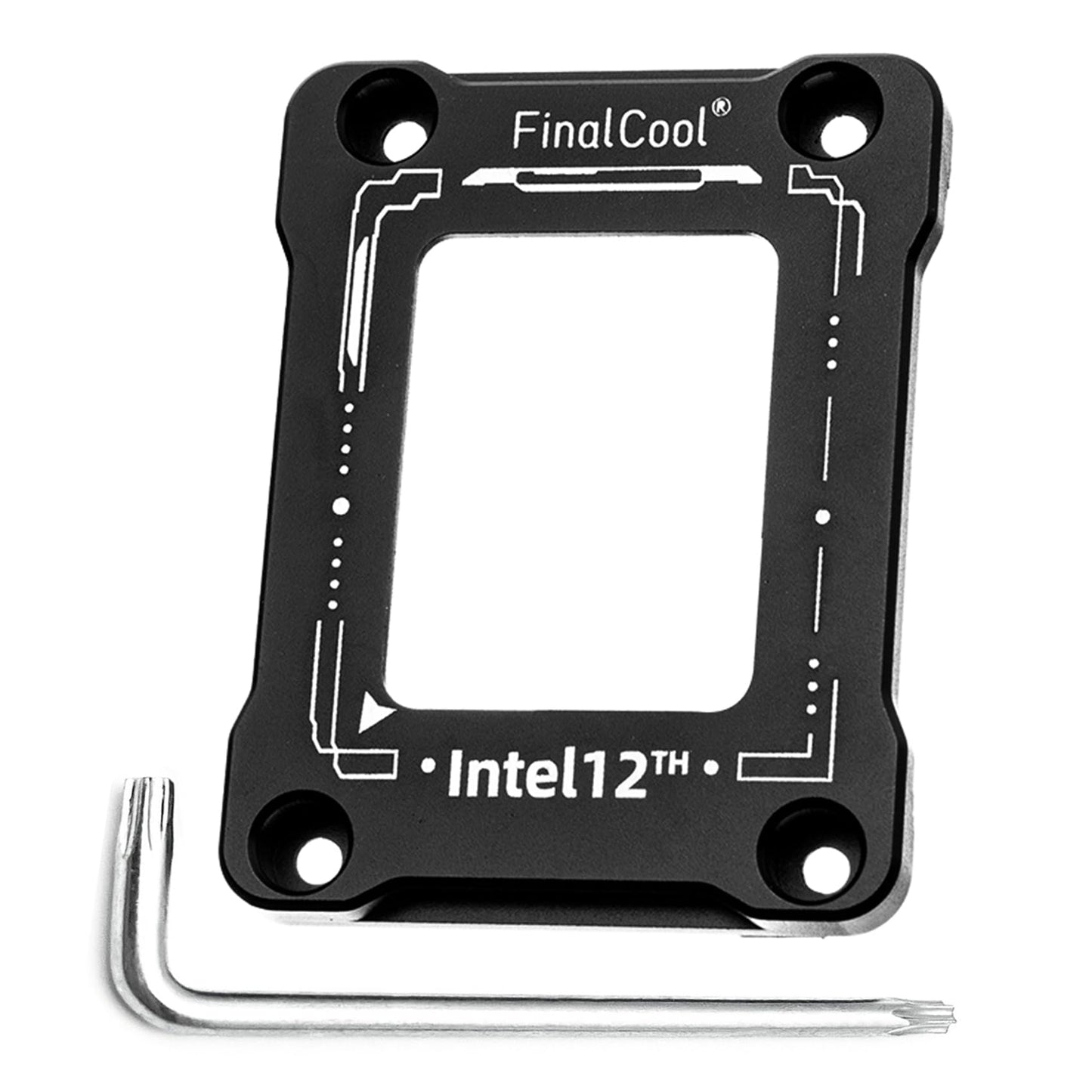 Aluminum Contact Frame for LGA 1700 Retrofit Kit, 1700 Bracket Intel 12th/13th/14th Generation Anti-Bending Buckle, CPU Fixed Fastener Full-Fitting