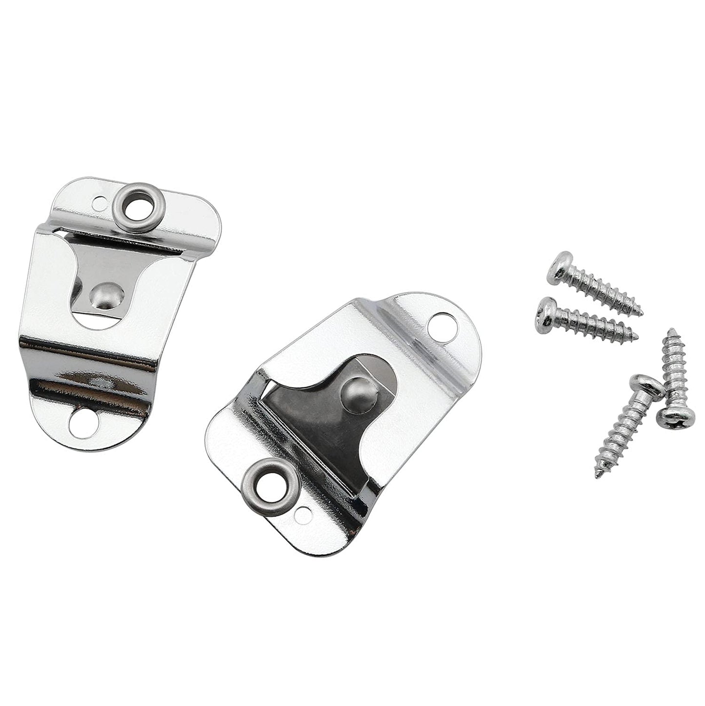 BLLNDX Microphone Holders 2PCS Mic/CB Mic Hanger Clips Microphone Clip Hook Microphone Hang Up Clip with Screws for Kenwood Mobile Radio