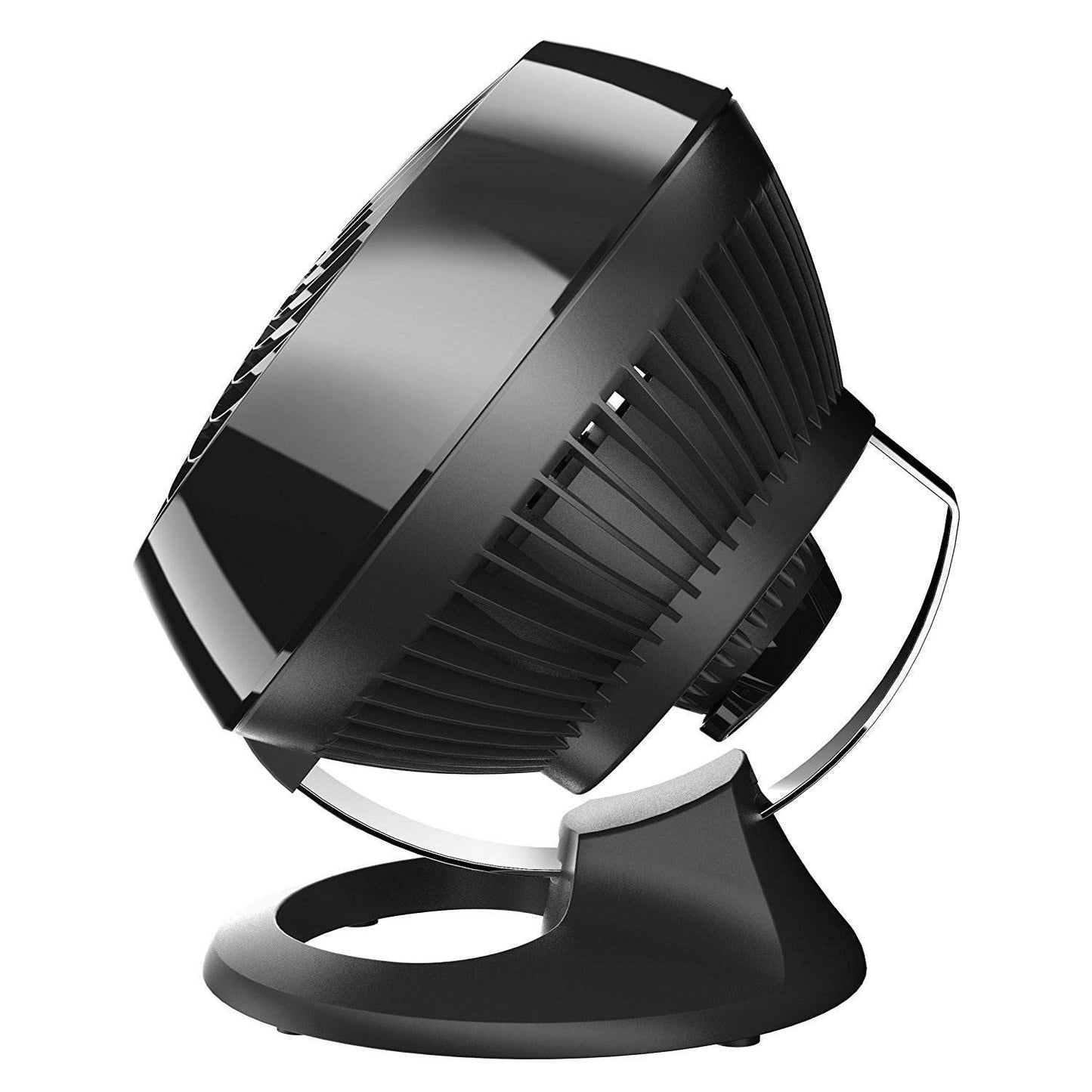 Vornado 460 Small Desk Fan with 3 Speed Settings, Adjustable Tilt Chrome Glide Bar, for Bedroom, Office, Home, Air Circulation up to 70 Feet, Quiet