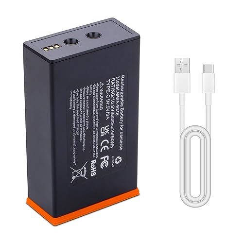 5000Mah 1-Pack battery replacement Compatible for Moultrie Edge, Edge 2, Edge Pro, Edge 2 Pro Trail Camera, Hunting Cameras Rechargeable Lithium-Ion