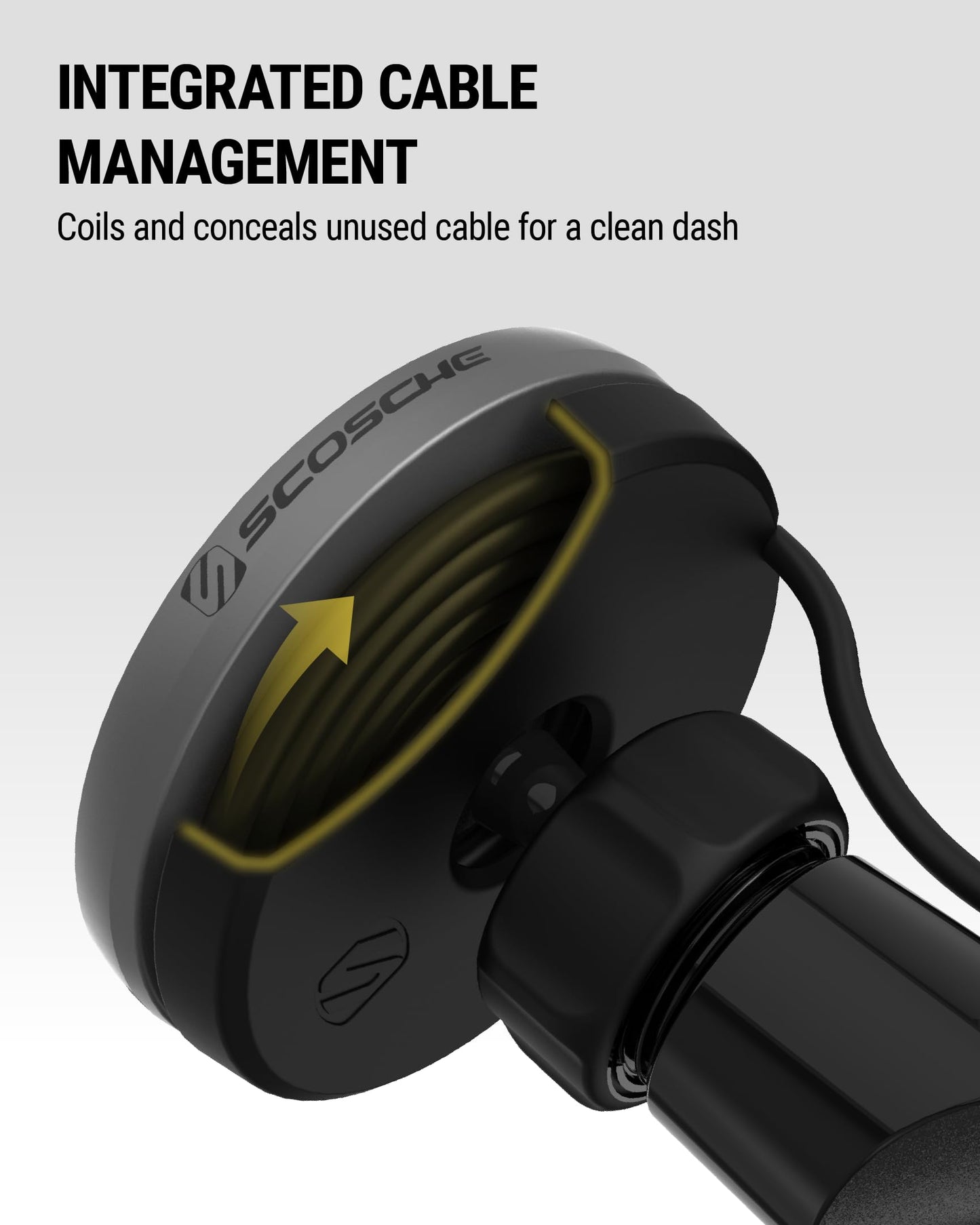 Scosche Qi2 Wireless MagSafe Car Mount Charger, 15W Magnetic Suction Cup Windshield/Dashboard Cell Phone Holder with Vent Clip & Fast USB-C Car