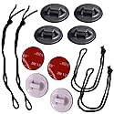 ThtRht 8 Pack Action Camera Safety Tether Anti-Lost Strong Adhesive Sticker Straps Strings for GoPro Hero Insta360 DJI OSMO Action SJCAM AKASO Helmet