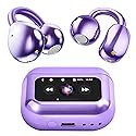 TANFESO Ultra Open Earbuds Clip on Smart Touch Screen Headphones, Wireless Bluetooth 5.4 Suitable for Small Ears, Lightweight and Comfortable Sports…