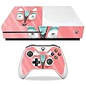MightySkins Glossy Glitter Skin for Microsoft Xbox One S - Aztec Fox | Protective, Durable High-Gloss Glitter Finish | Easy to Apply, Remove,