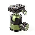 Fotga 20KG/44lb Load 360° Panoramic Professional Heavy Duty Tripod Ball Head W/Arca Swiss Quick Release Plate Bubble Level for DSLR Mirrorless Camera