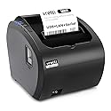 vretti Thermal Receipt Printer, 3'1/8 80mm USB POS Printer, Restaurant Kitchen Printer with Auto Cutter Support Cash Drawer,USB Serial Ethernet