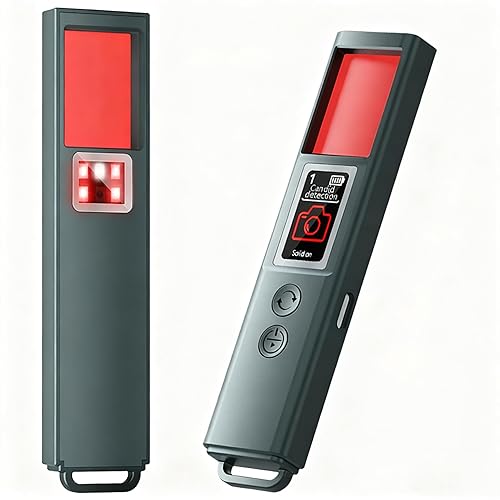 CoolMouse Hidden Camera Detectors, 8 Levels Sensitivity 9 Modes, 25H Working Time-Deep Gray