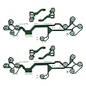 Onyehn L/R Analog Sticks Conductive Film,Conductive Film Replacement Repair Part Accessories for Sony PlayStation PS5 Controller(BDM010)(2 Sets)